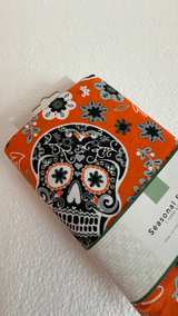 NEW Sugar Skulls & Flowers 1 yard precut 100% Cotton David Textiles - Image 4