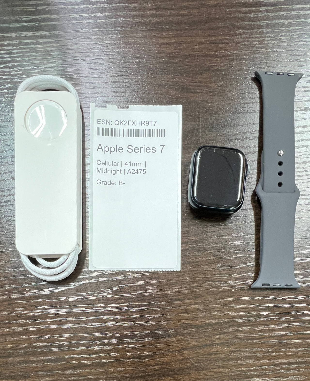 Apple Watch Series 7 (GPS + Cellular) 41mm Midnight Aluminum Case