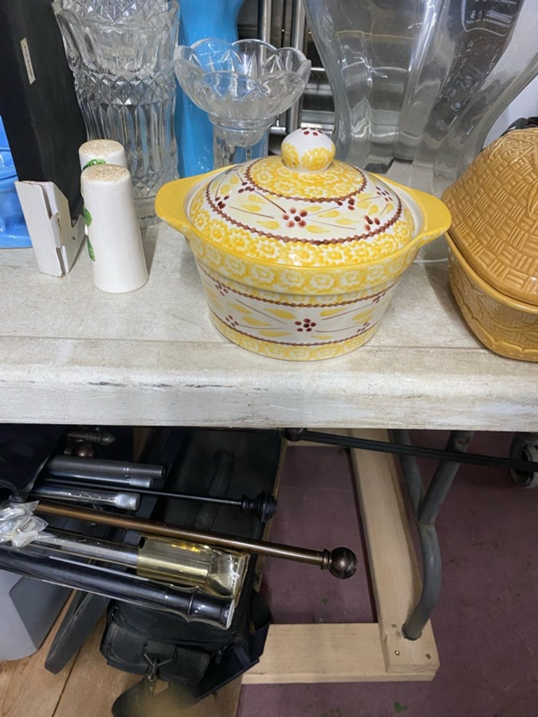 Temptations Old World Yellow Casserole Dish