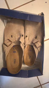 Birkenstock Boston Soft Footbed Suede Clogs - Image 3