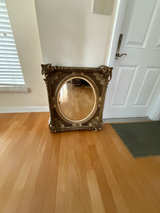 Antique Ornate Wall Mirror - Image 1