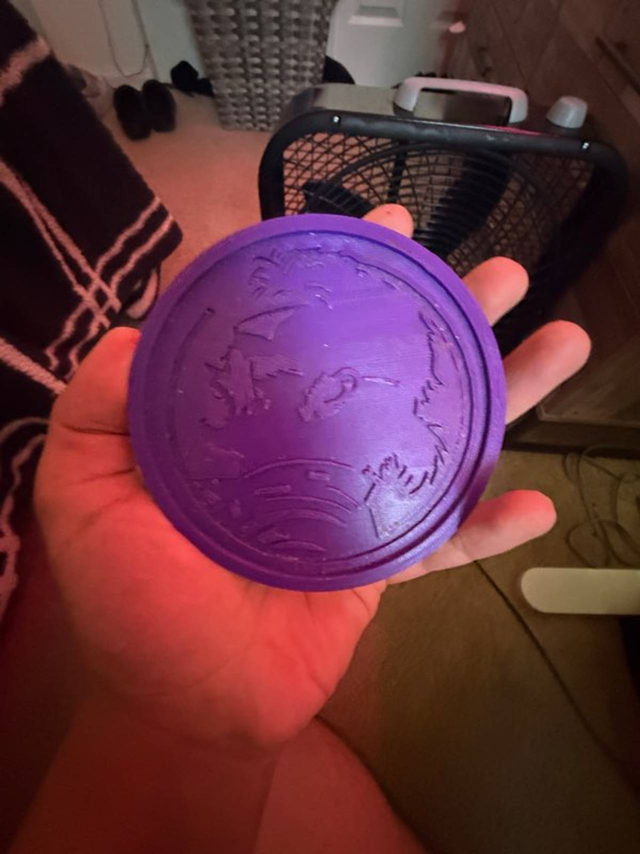 3D Printed Custom Coaster
