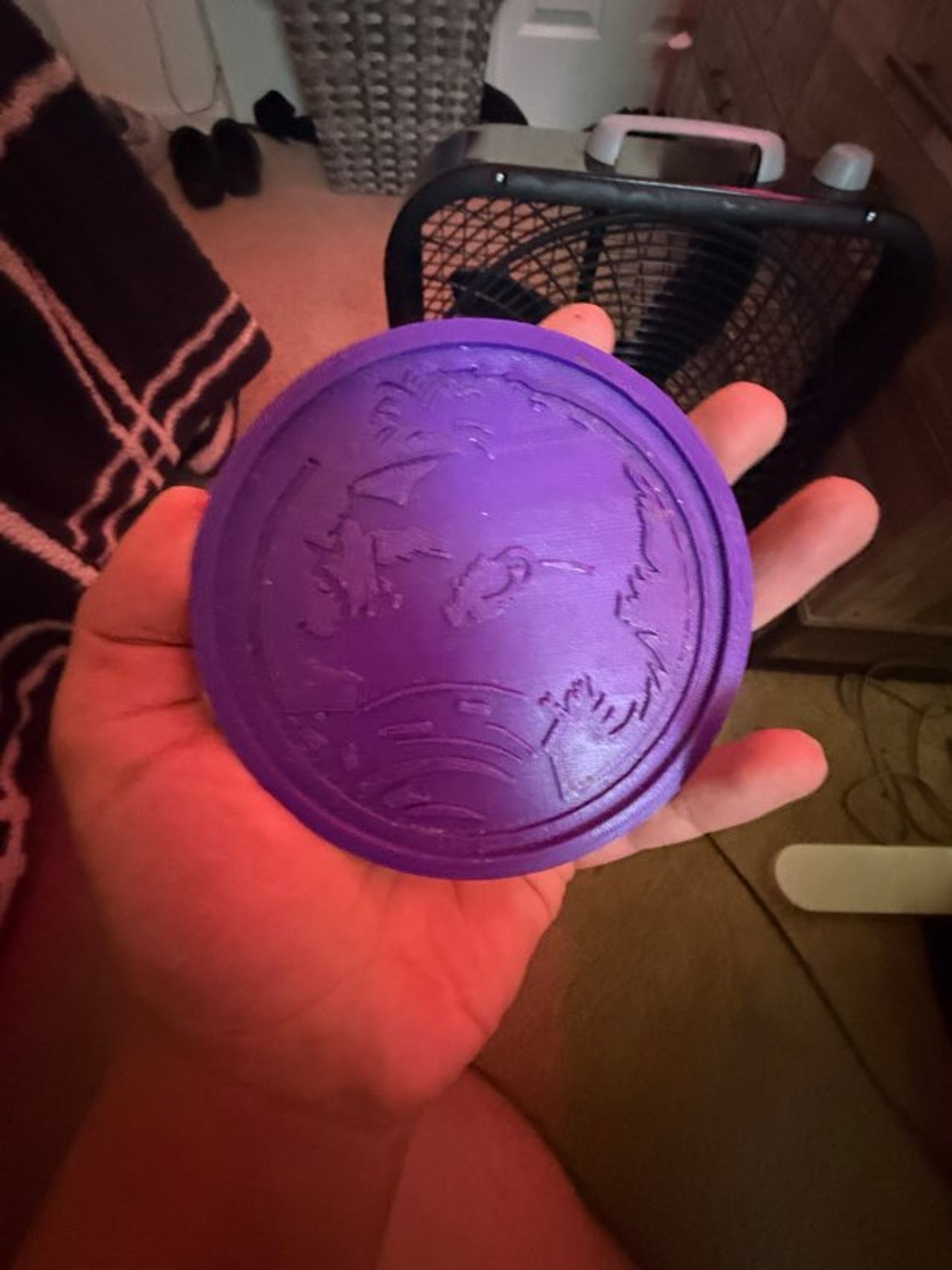 3D Printed Custom Coaster