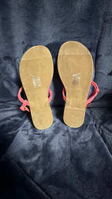 Charlie Paige Pink Toe Loop Sandals - Image 3