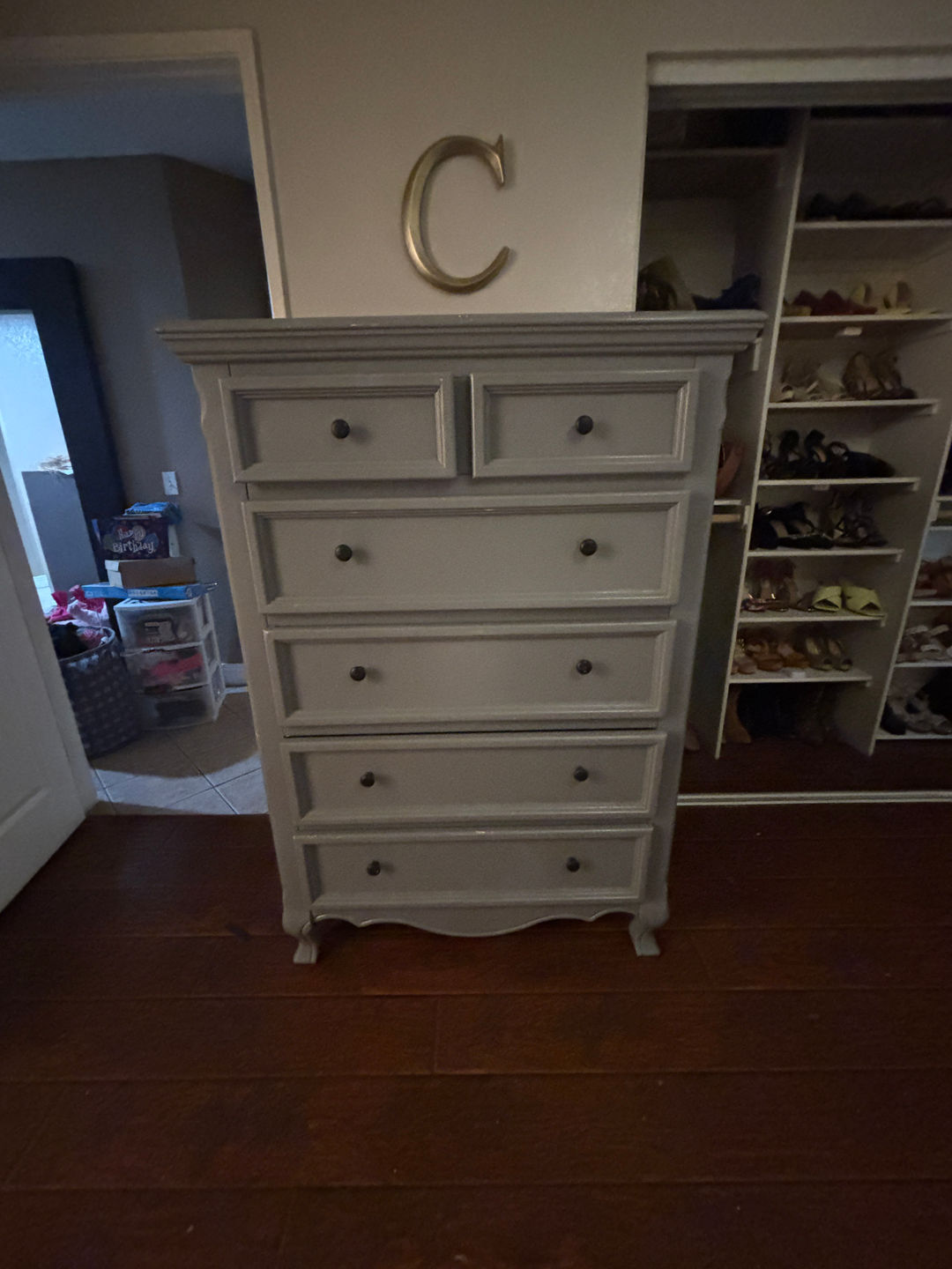 Tall Wooden Dresser