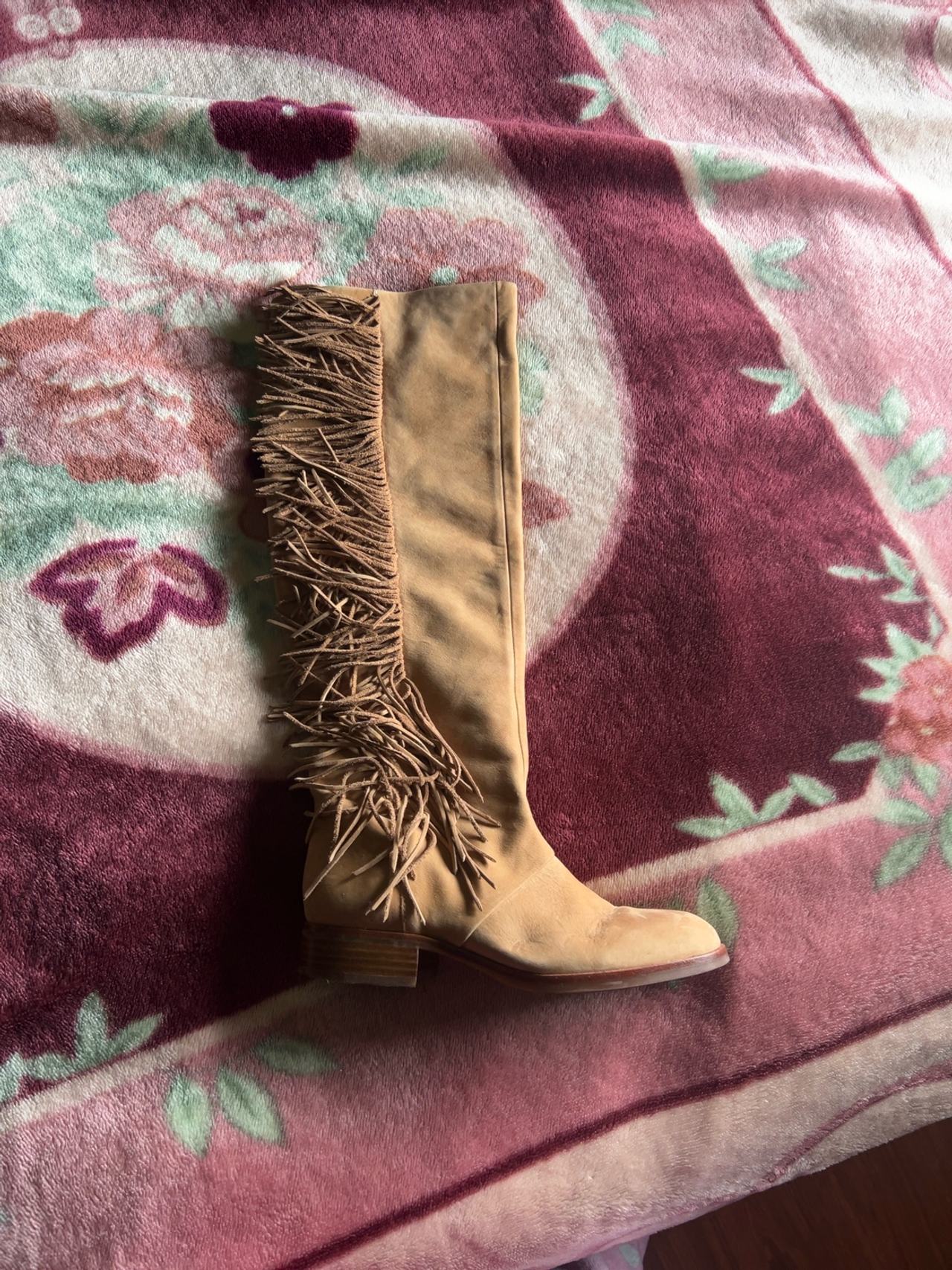 Sam Edelman Josephine Tall Boot Camel Suede