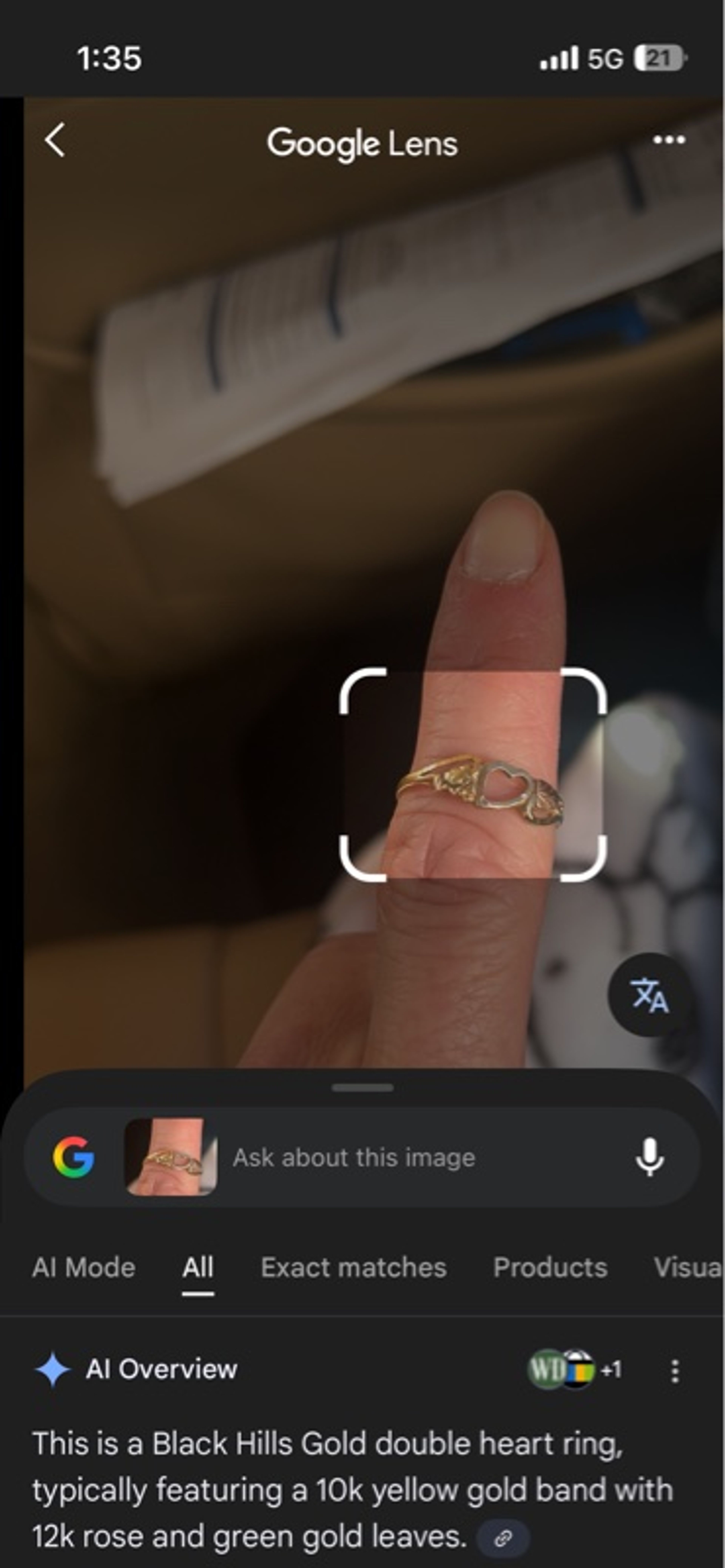 Pandora Game of Thrones House of the Dragon Crown Ring Gold-Plated