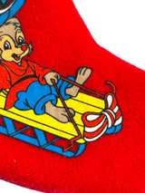Vintage Sears An American Tail Fievel Christmas Stocking - Image 8