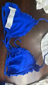 Victoria's Secret Ruffle Triangle Bikini Set and Vince Camuto Coverup Large - Image 8
