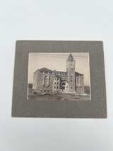 Antique Mounted Photographs of Large Institutional Buildings early 20th century. - Image 1