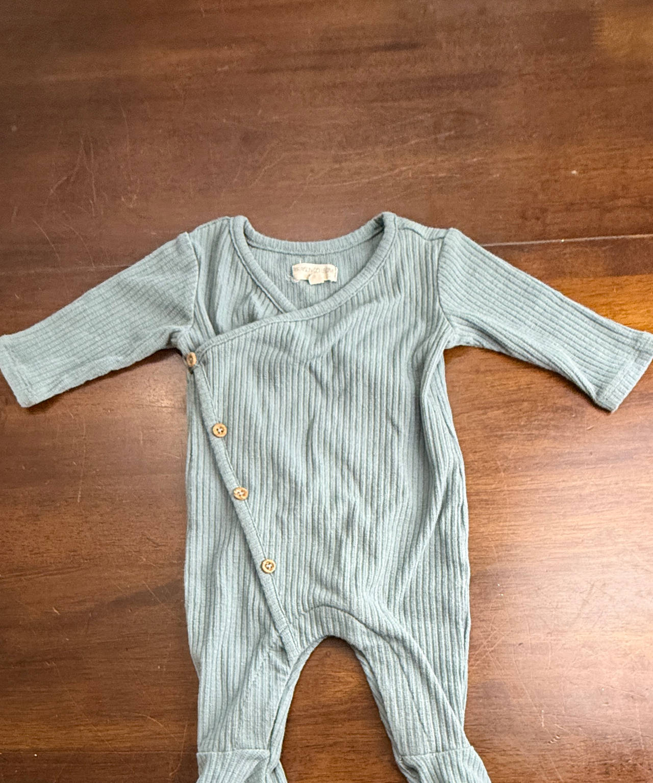 Grayson Collective Ribbed Kimono Romper 0-3 months