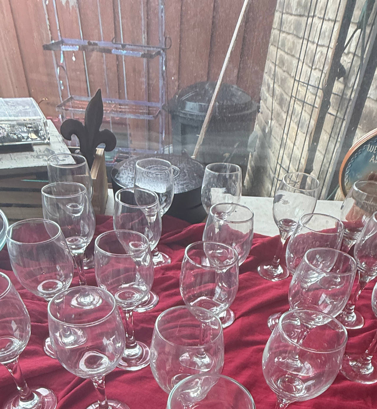 21 Small Wine Glasses Set