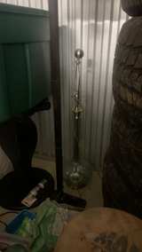 Diego Giacometti Style Silver Leaf Floor Lamp - Image 1