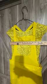 Large Weissman Sequin Dance Costume bright Yellow Dance Play - Image 7