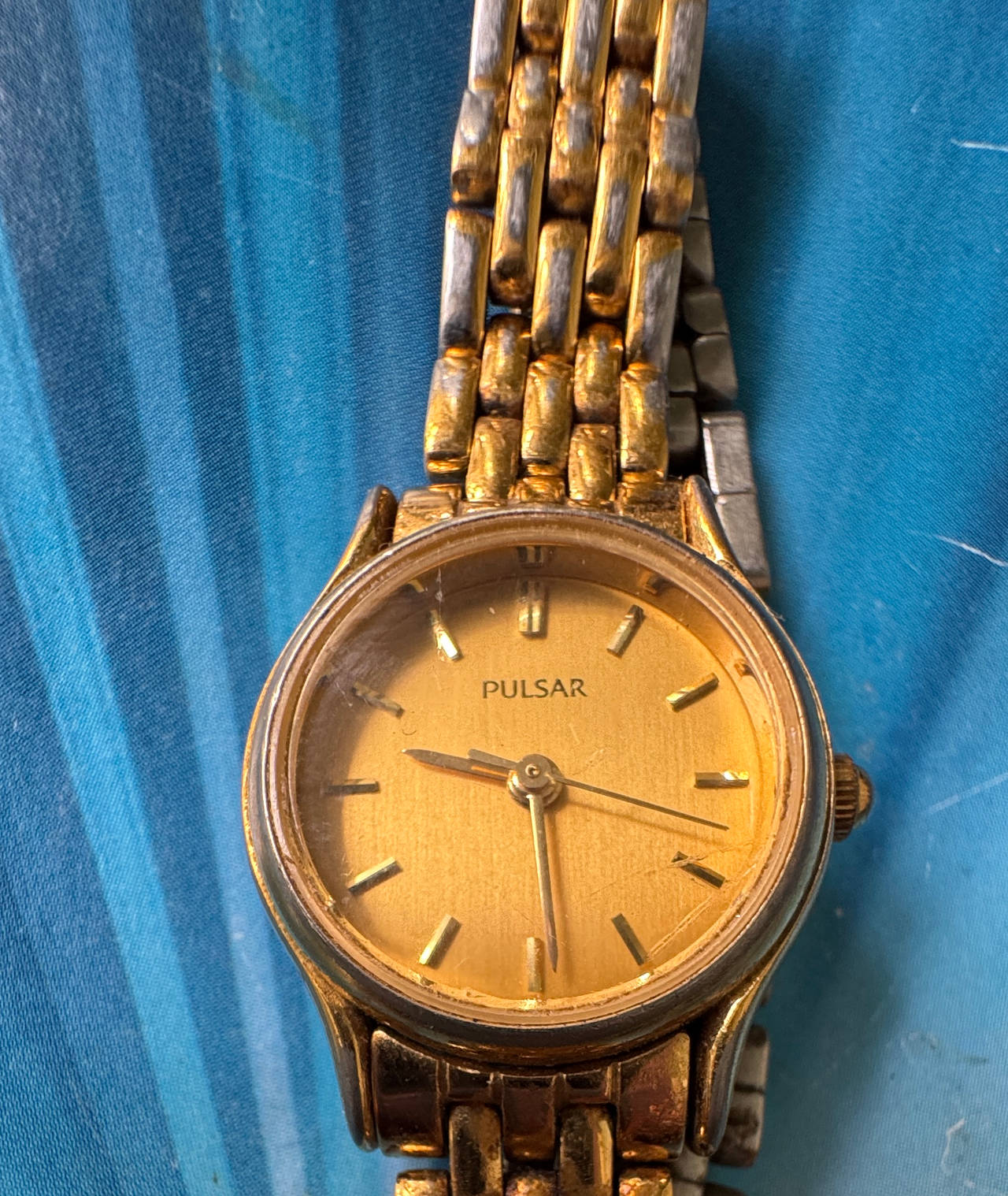 Pulsar Ladies Gold Tone Quartz Watch