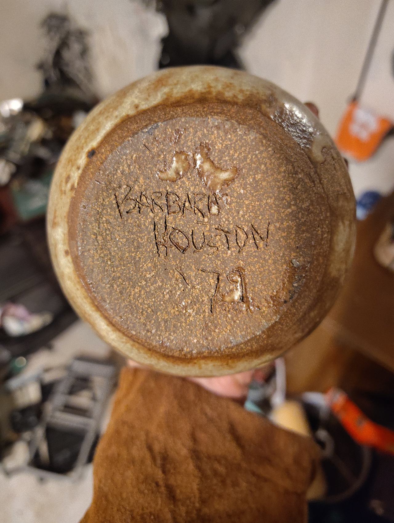 Barb Houston Studio Pottery Vase 1979