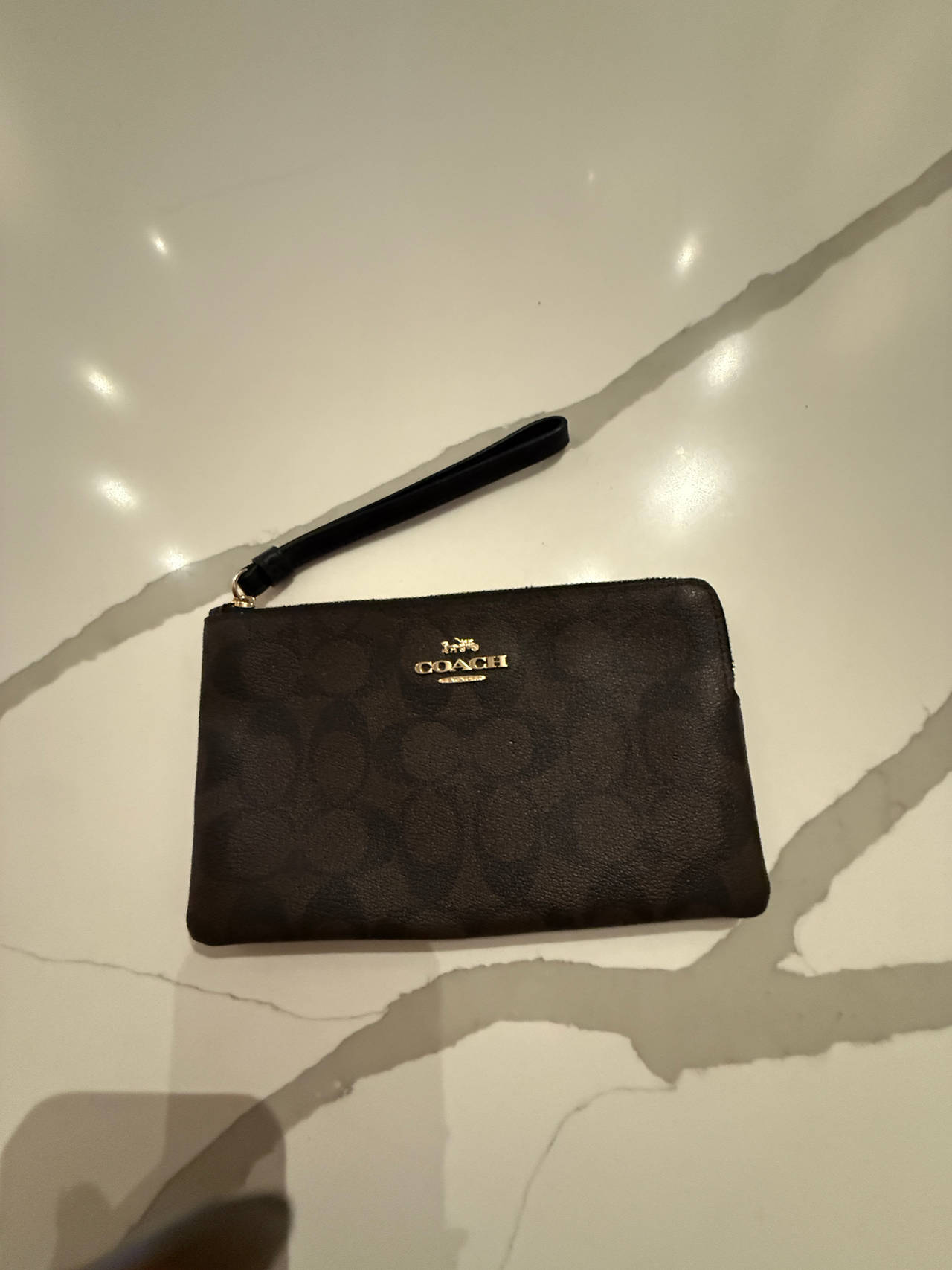 Coach Signature Wristlet