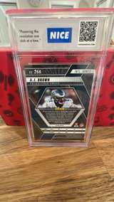 2025 Panini Mosaic A.J. Brown Green Brazil Games #266 NICE 8.5 - Image 2