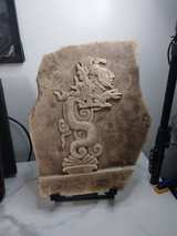 Mayan Aztec Stone Relief Plaque Decor - Image 3