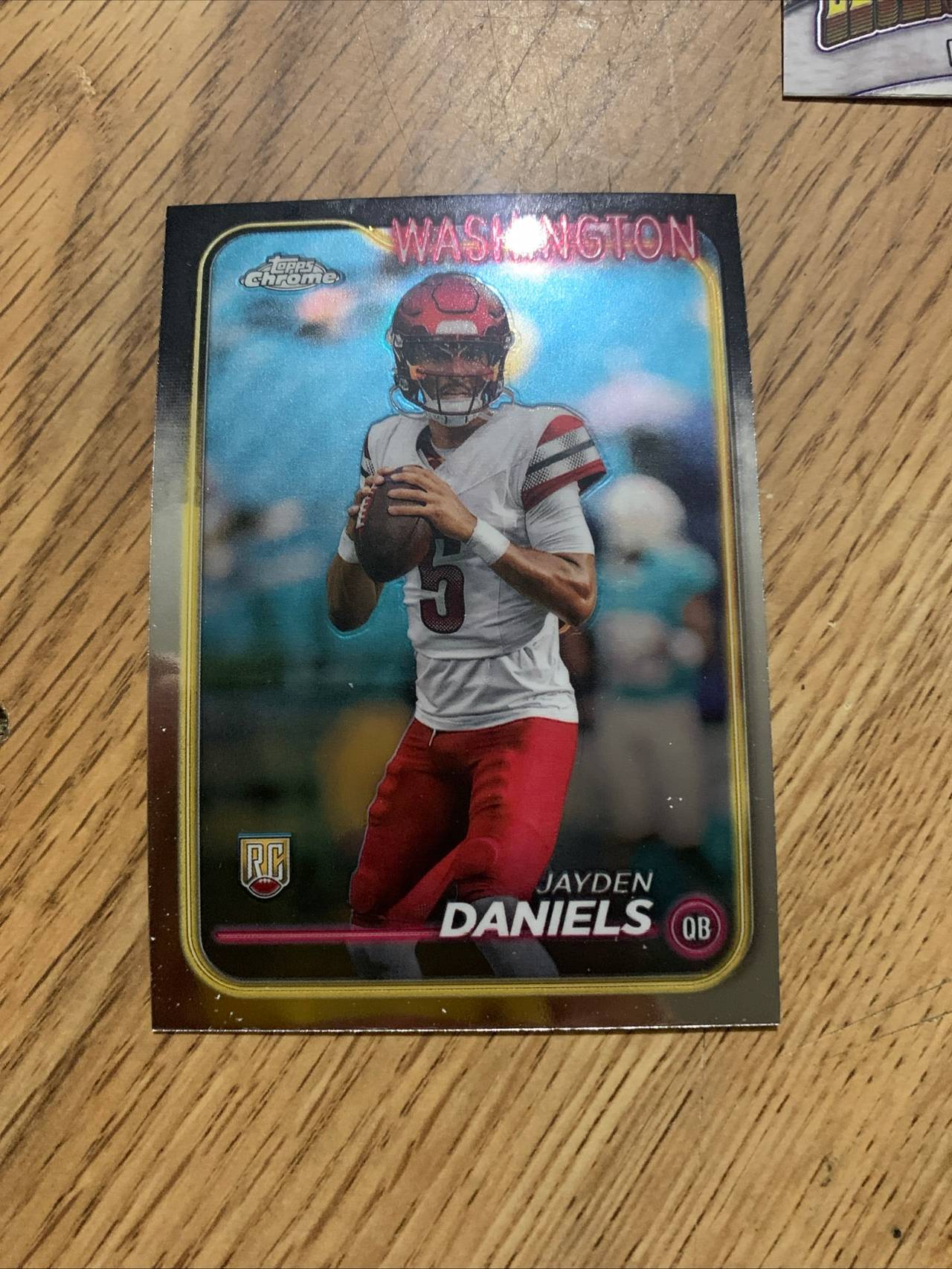 Topps Chrome Jayden Daniels Rookie Card