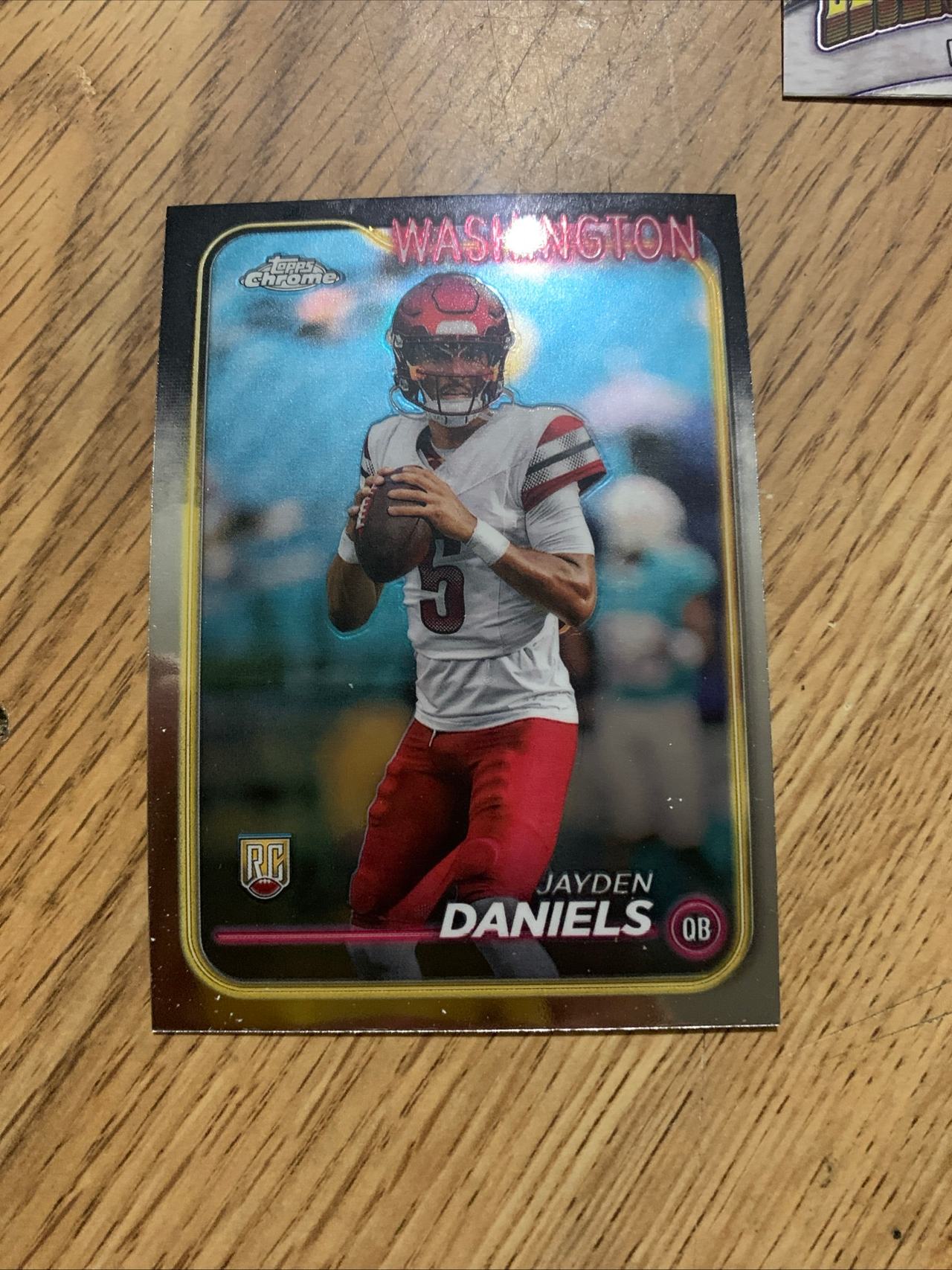 Topps Chrome Jayden Daniels Rookie Card