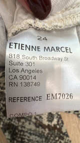 Etienne Marcel Low-Waist Snakeskin Print Skinny Jeans - Image 2