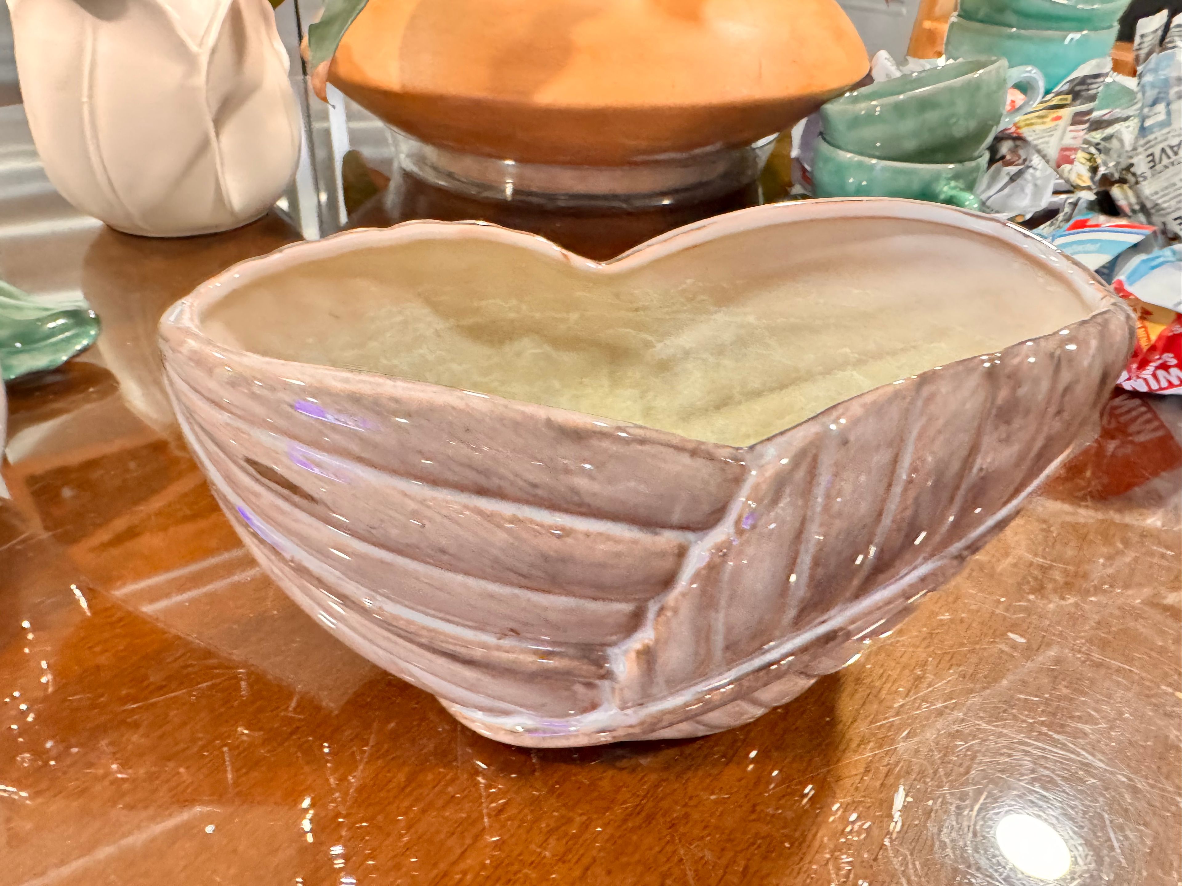 Stangl Terra Rose Artware #3228 leaf bowl - Image 3