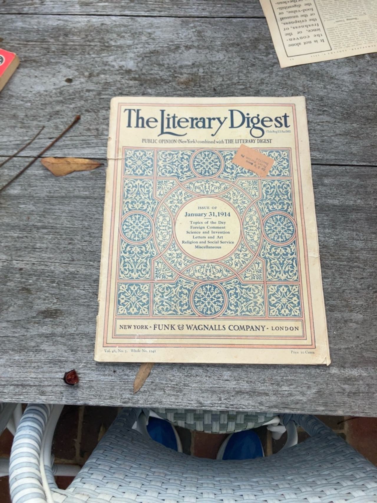 Literary Digest September 27, 1913 Magazine