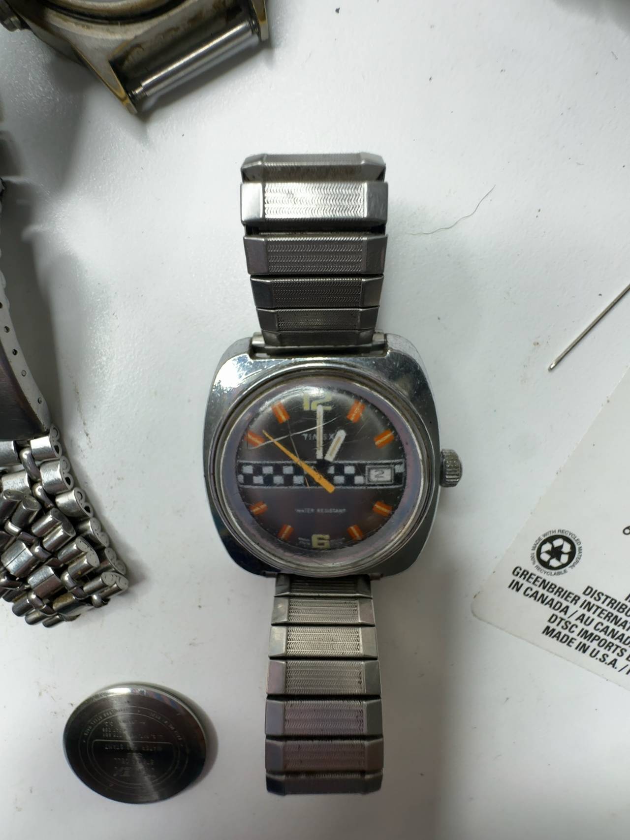 Timex F1 Racing Rally Drivers Mechanical Watch 36mm