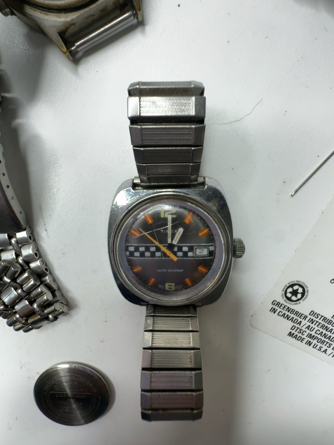 Timex F1 Racing Rally Drivers Mechanical Watch 36mm