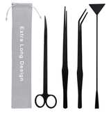 4 in 1 Stainless Steel Aquarium Plant Tool Set - Image 1