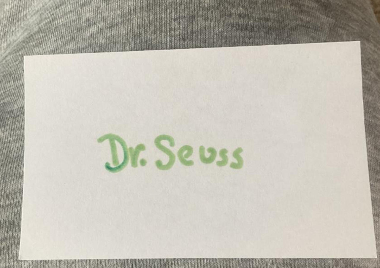 Dr. Seuss Autograph