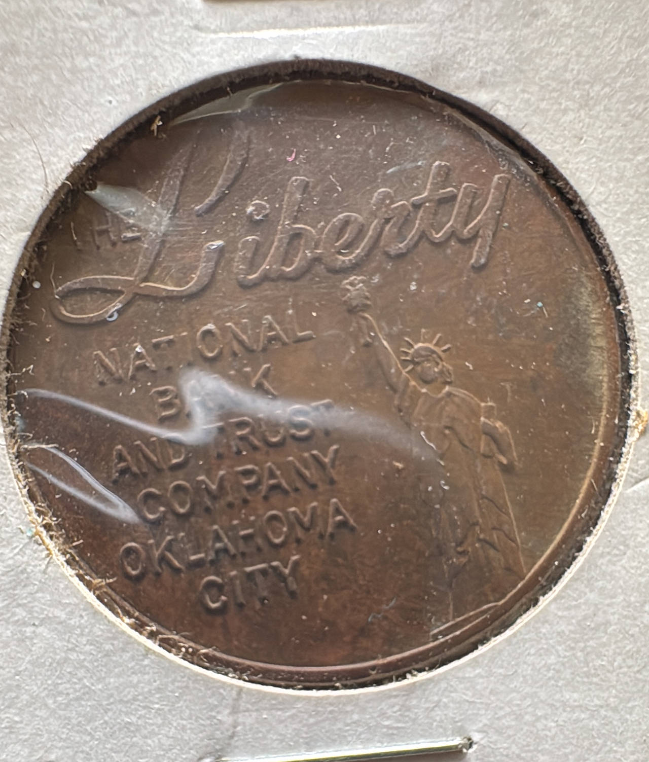 1957 Oklahoma Semi-Centennial Arrows to Atoms Medal