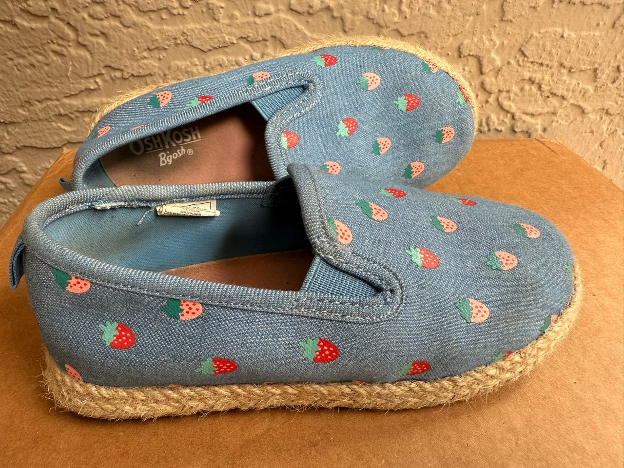 OshKosh B'gosh Kids Strawberry Espadrille Slip-Ons