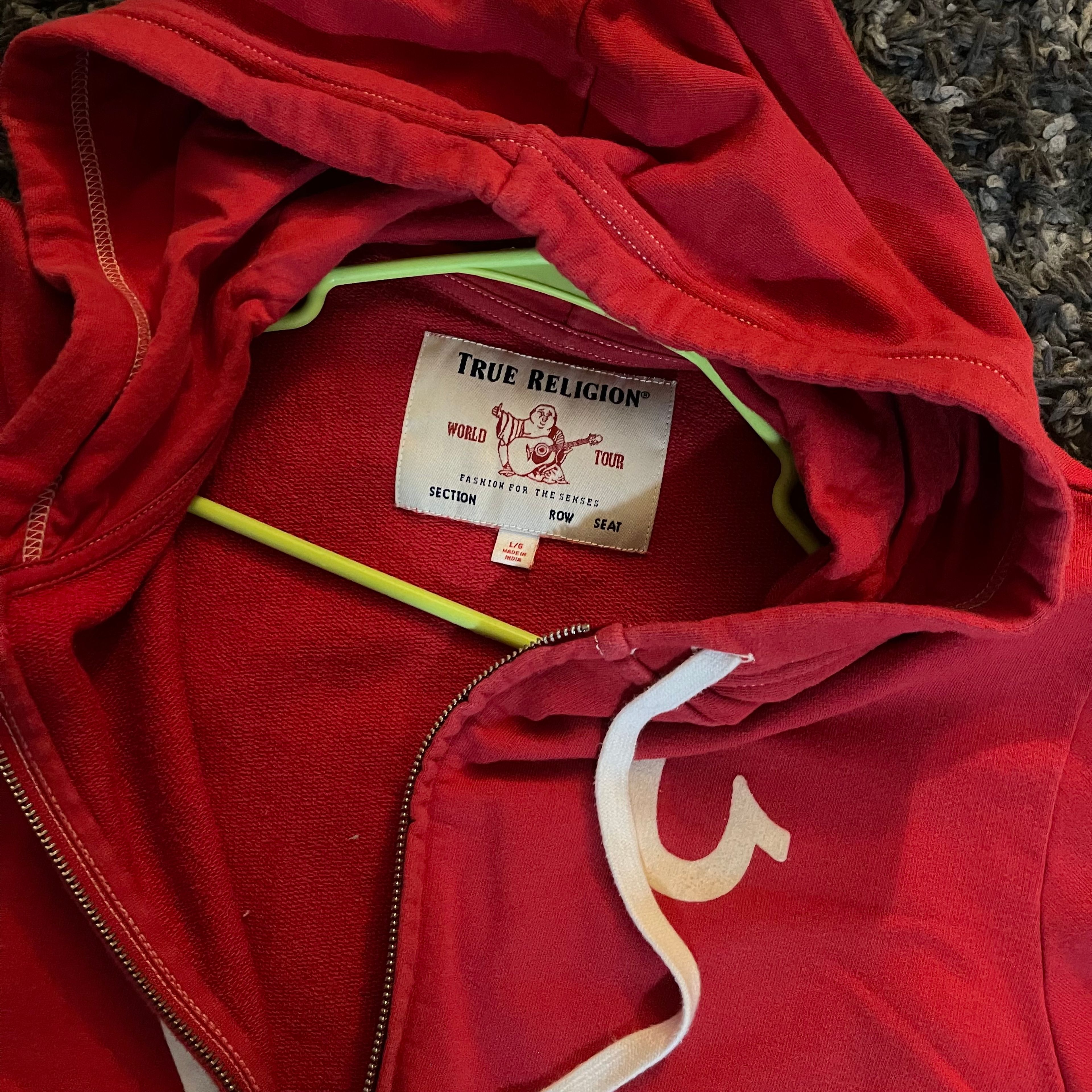 True Religion Zip Up Hoodie - Image 2