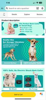 RICIVI Anti-Bark Collar for Small Dogs - Image 2