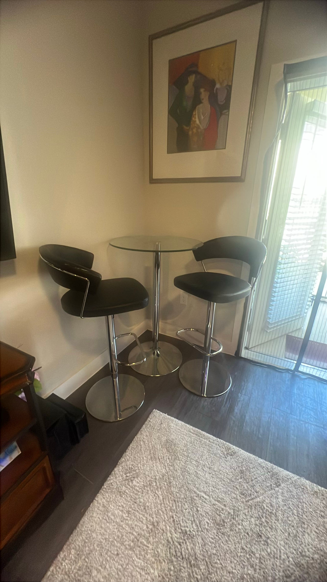Bar Table and Stools Set
