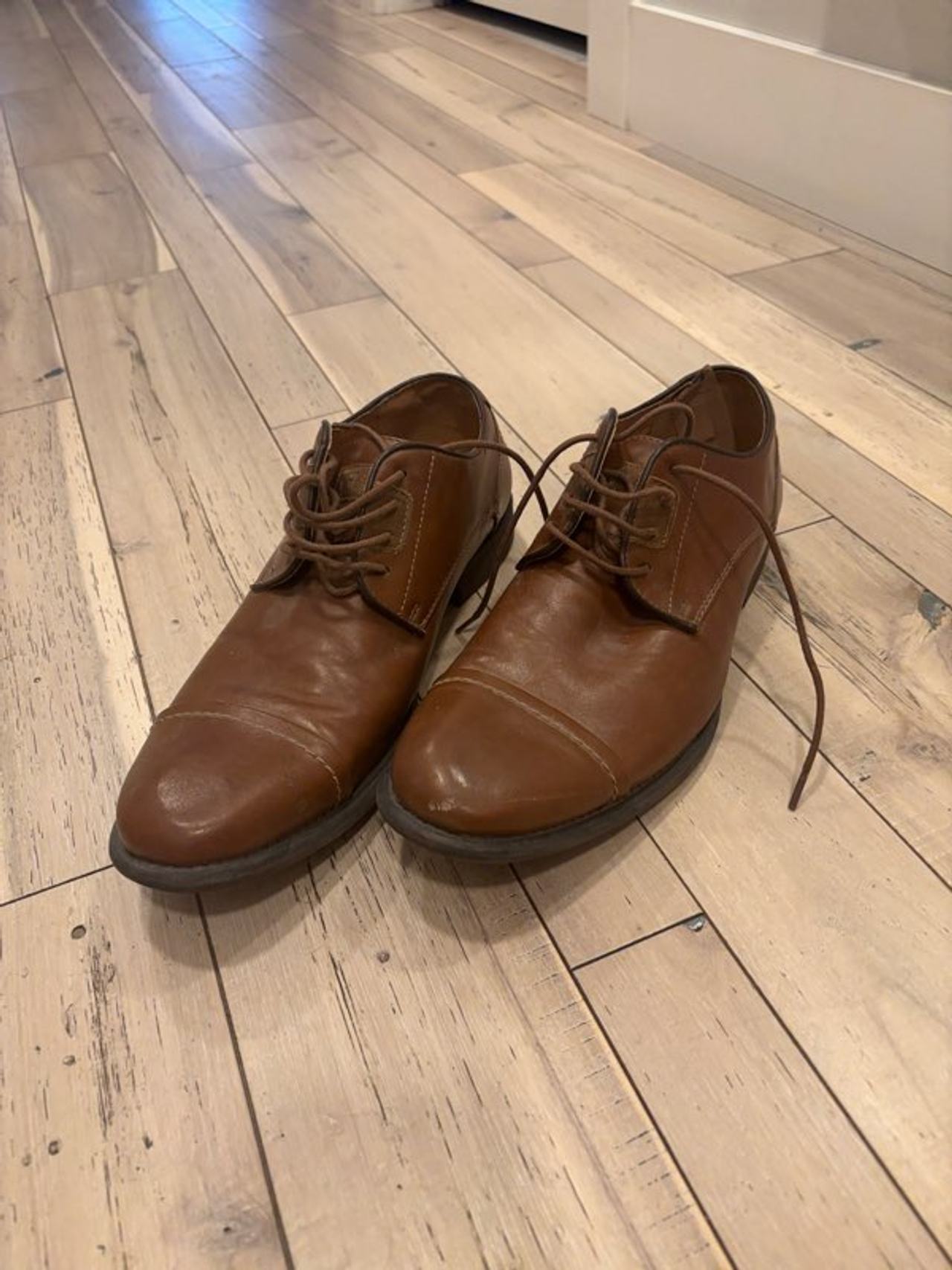 Men's Brown Oxford Dress Shoes