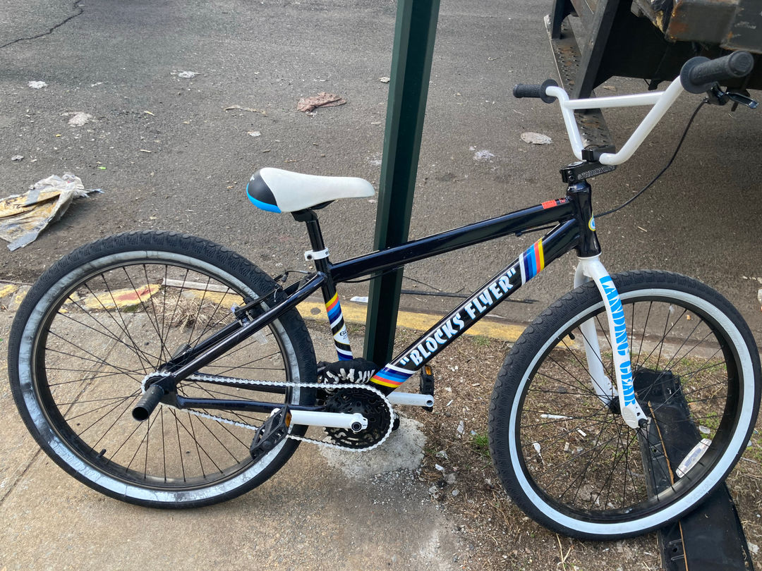 BMX Bike blocks flyer black sparkle going for 1.6 new In box eBay 