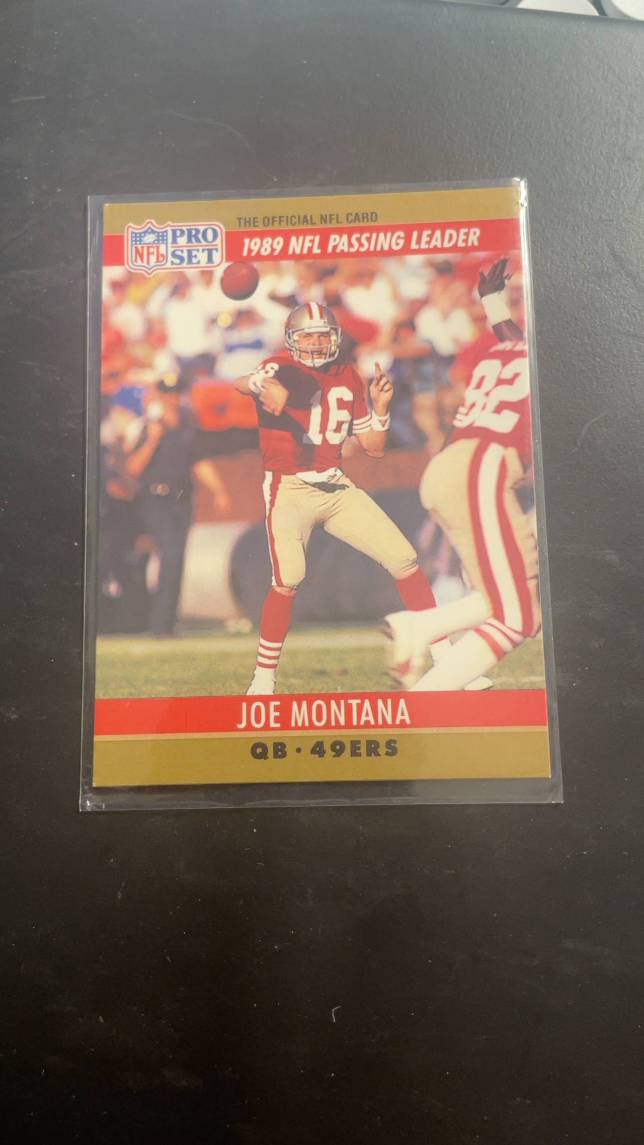 Pro Set 1990 Joe Montana #8 Football Card