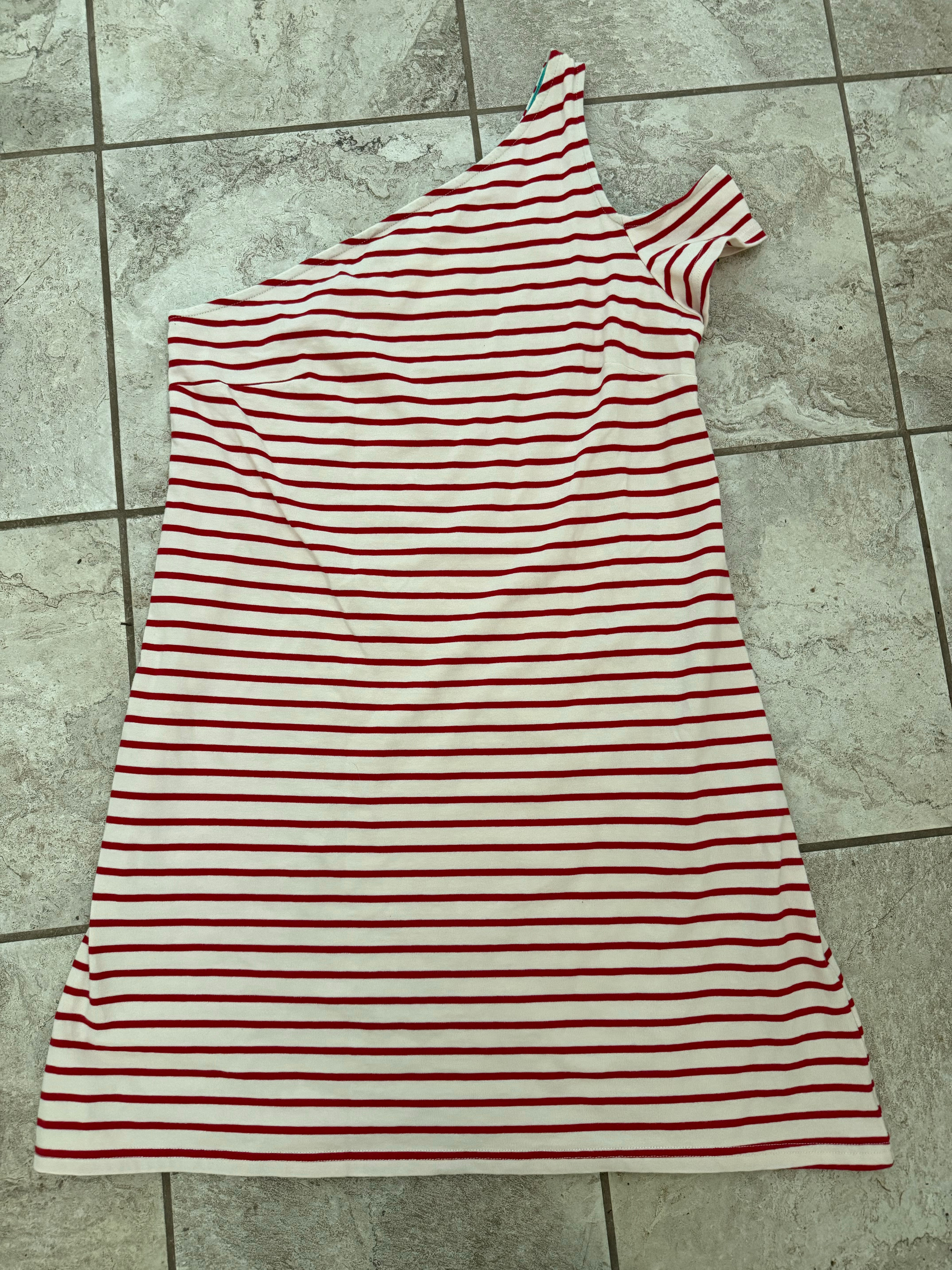 Maeve One-Shoulder Striped Dress - Image 4