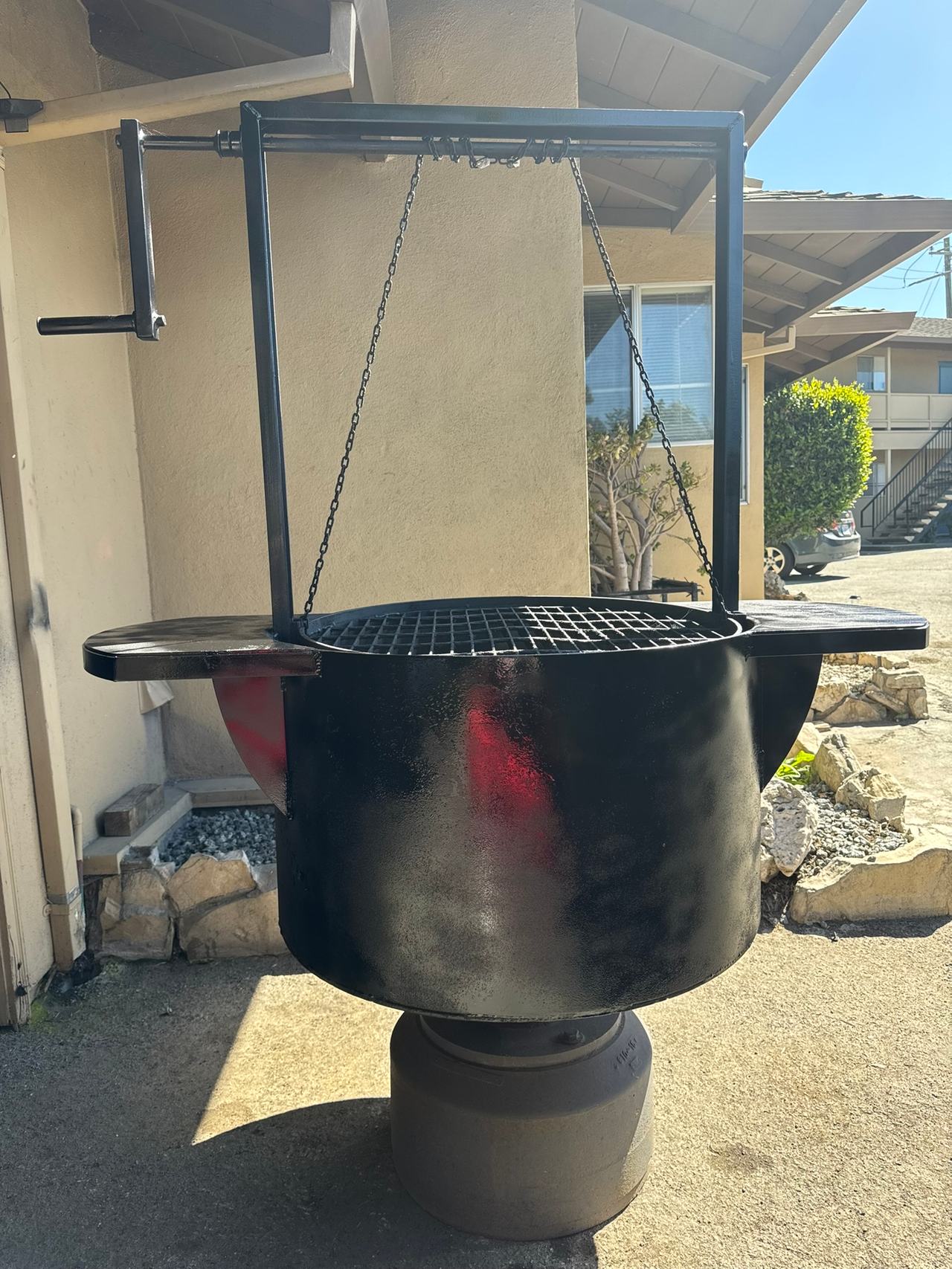 Custom Santa Maria Style BBQ Grill