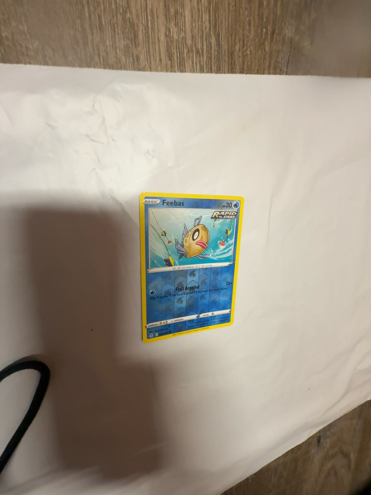 Pokemon Feebas Darkness Ablaze Reverse Holo