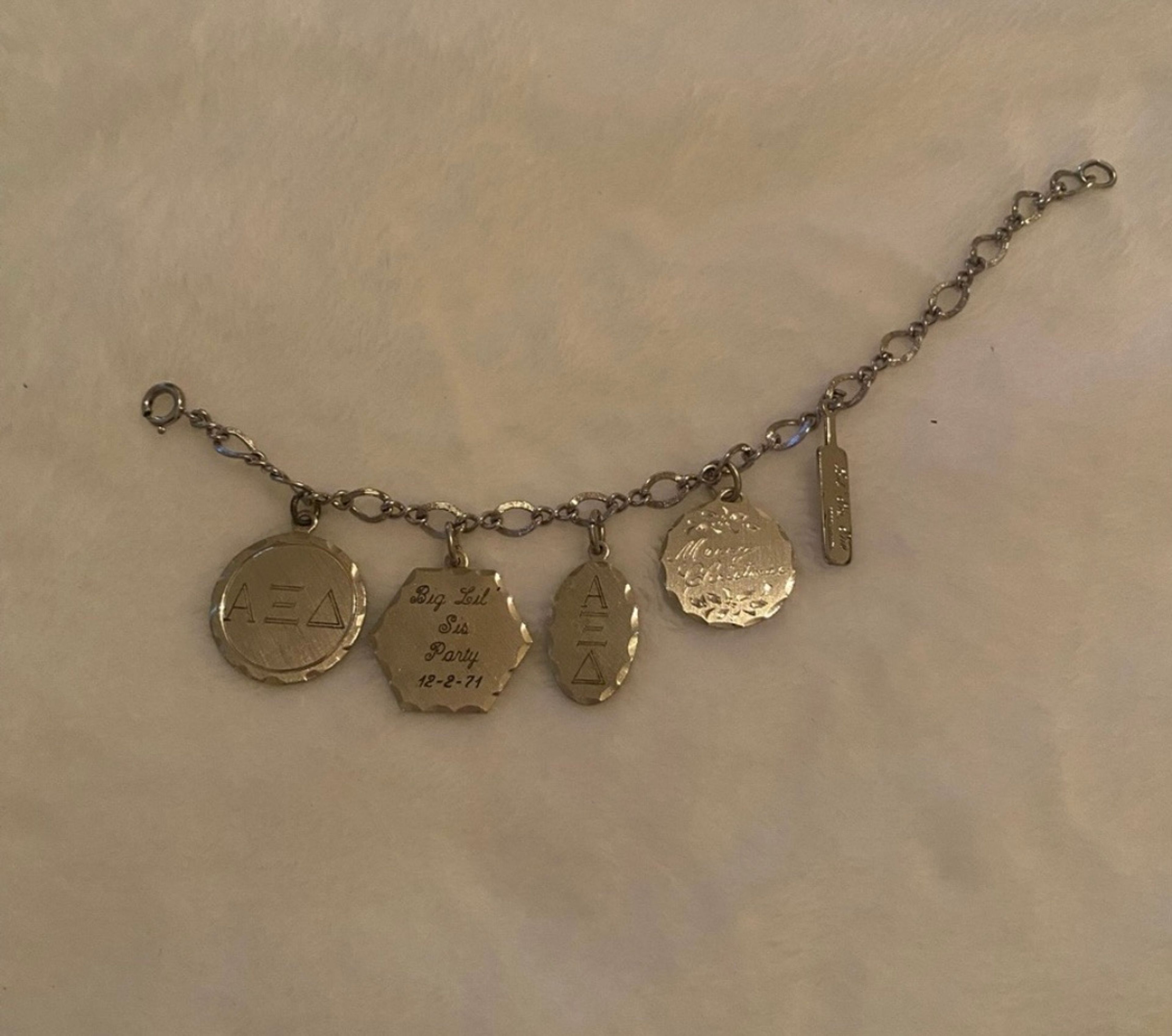 Sterling silverDelta Sigma Theta charm Bracelet - Image 2