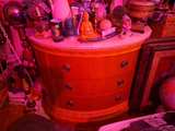 3-Drawer Bowfront Chest with Woven Trim - Image 3