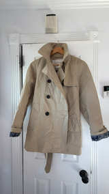 Coach Women's Cream Peacoat Size Large  - Image 3