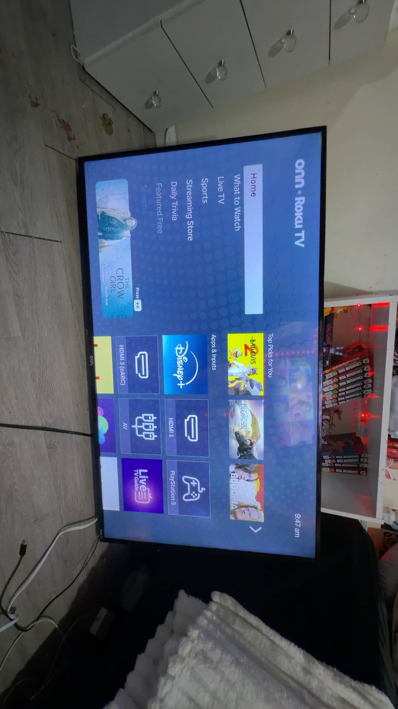 50inch onn. Roku TV