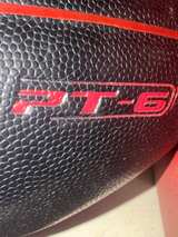 Rawlings PT-6 Precision Grip Full Size Football Black & Red - Image 6