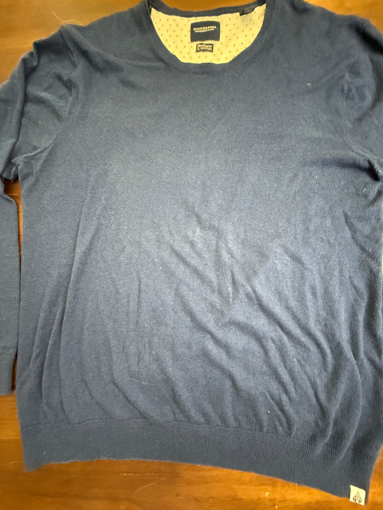 Scotch & Soda Cashmere & Cotton Blend Sweater