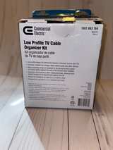 Commercial Electric Low Profile TV Cable Organizer Kit - Image 2